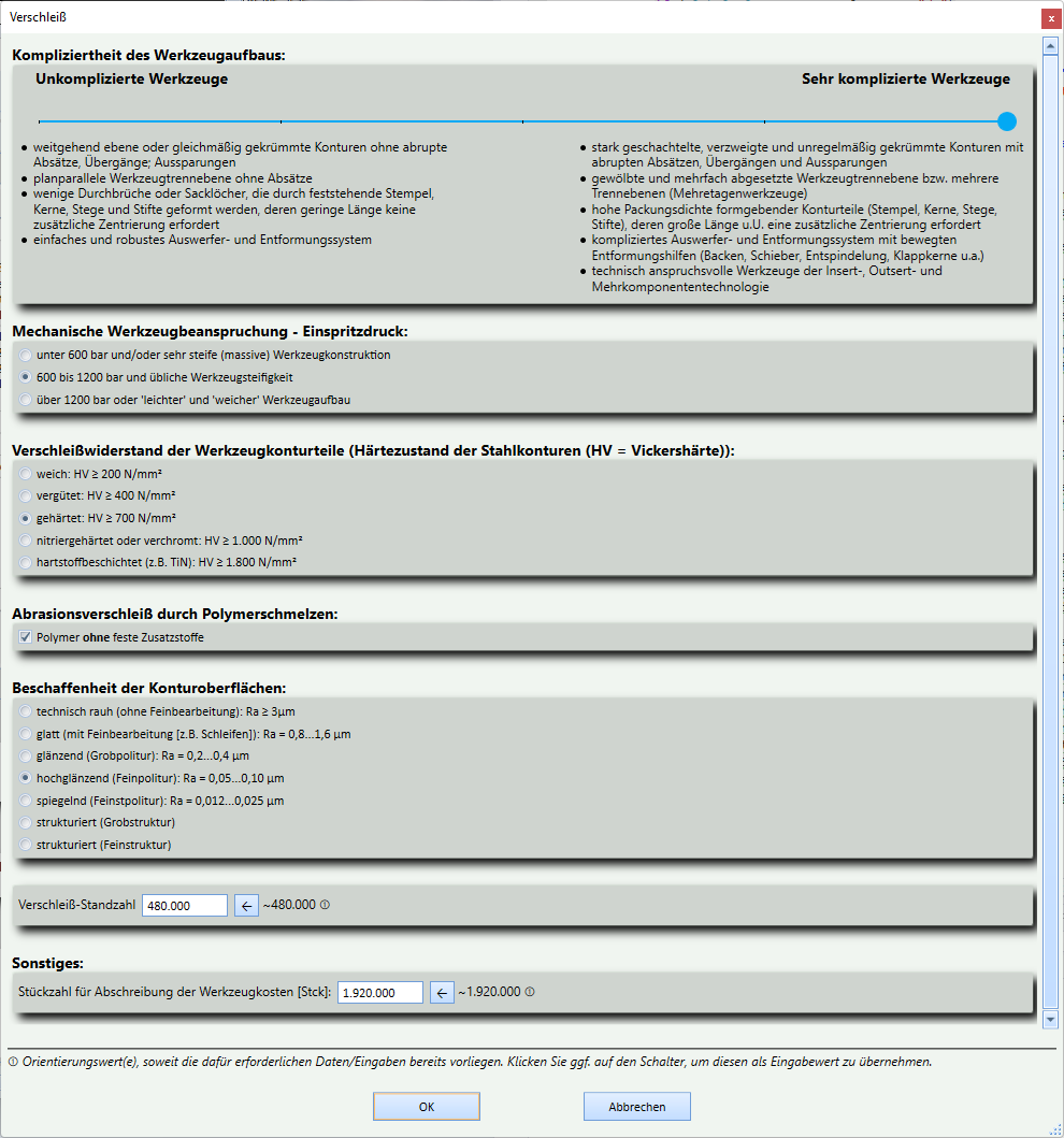Eingaben/Entscheidungen